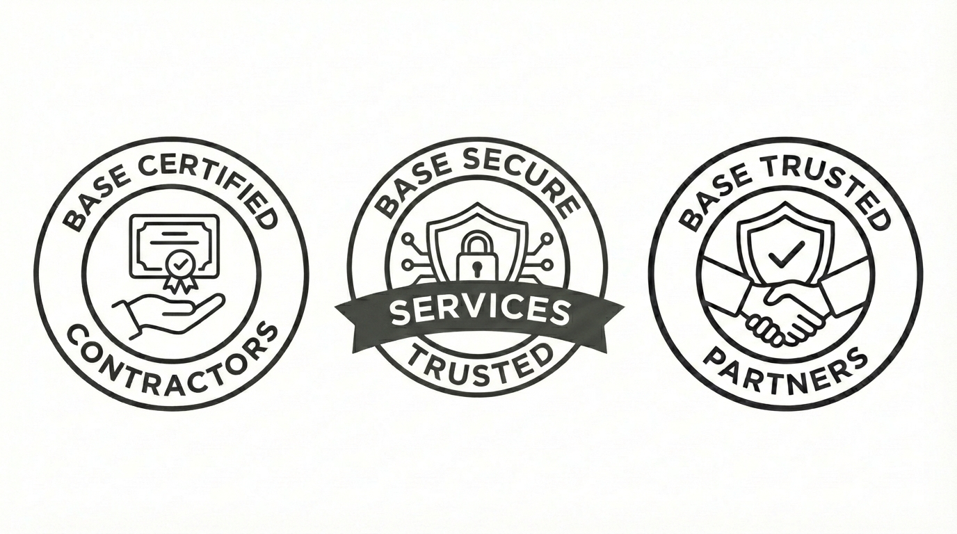 BASE Certified Contractors, BASE Secure Services, BASE Trusted Partners
